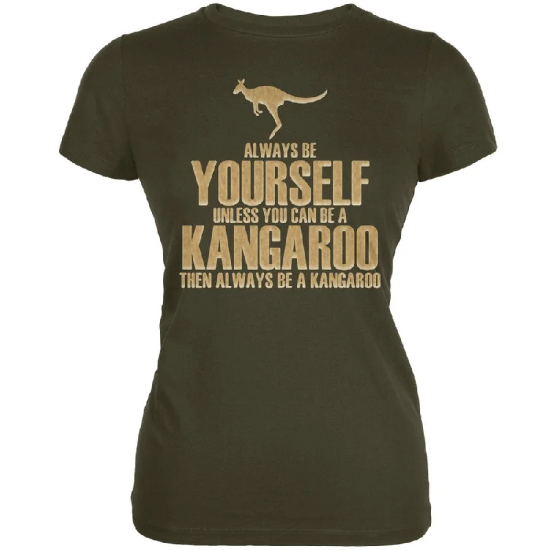 Vintage T-ShirtsAlways Be Yourself Kangaroo Army Juniors Soft T-Shirt