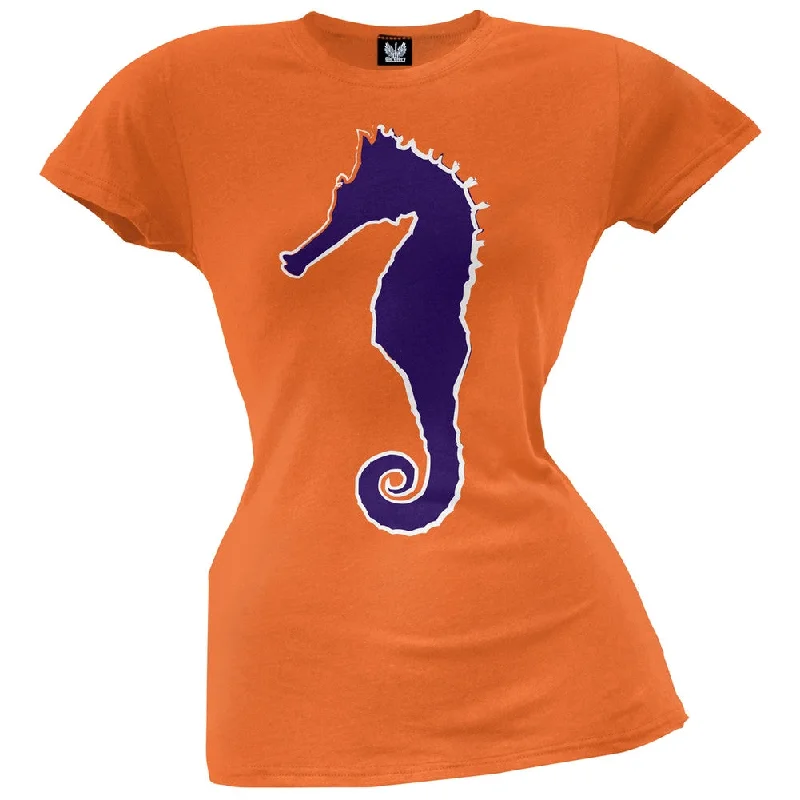 Artist T-ShirtsSeahorse Juniors Orange T-Shirt