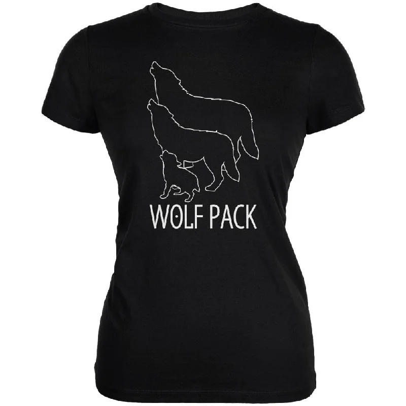 Graphic T-ShirtsWolf Pack Family Juniors Soft T Shirt