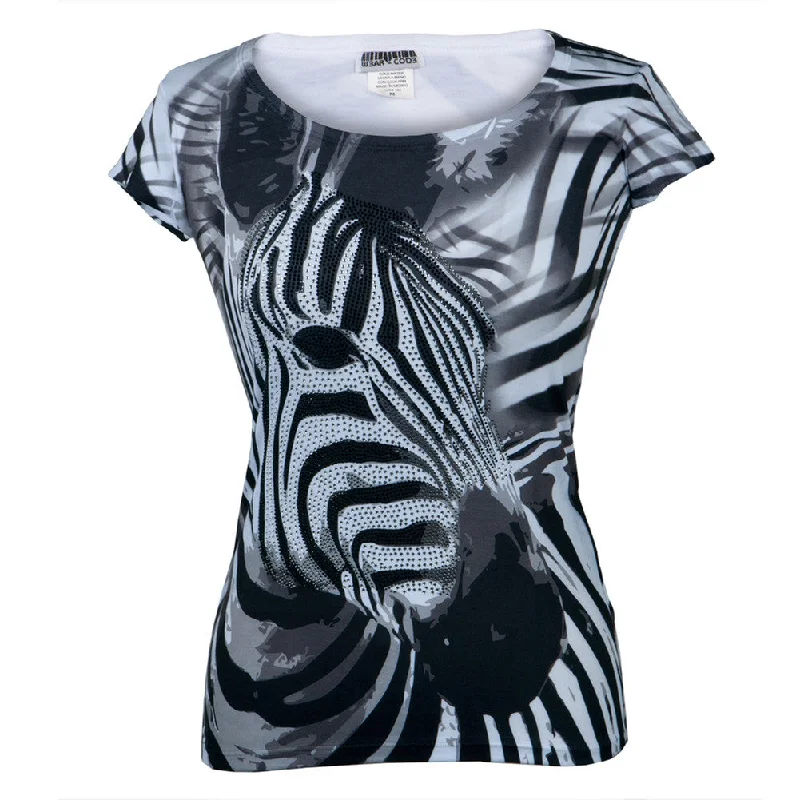 Retro T-ShirtsZebra Sublimation Juniors T-Shirt