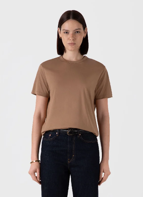 Casual T-ShirtsWomen's Relaxed Fit T-shirt in Almond