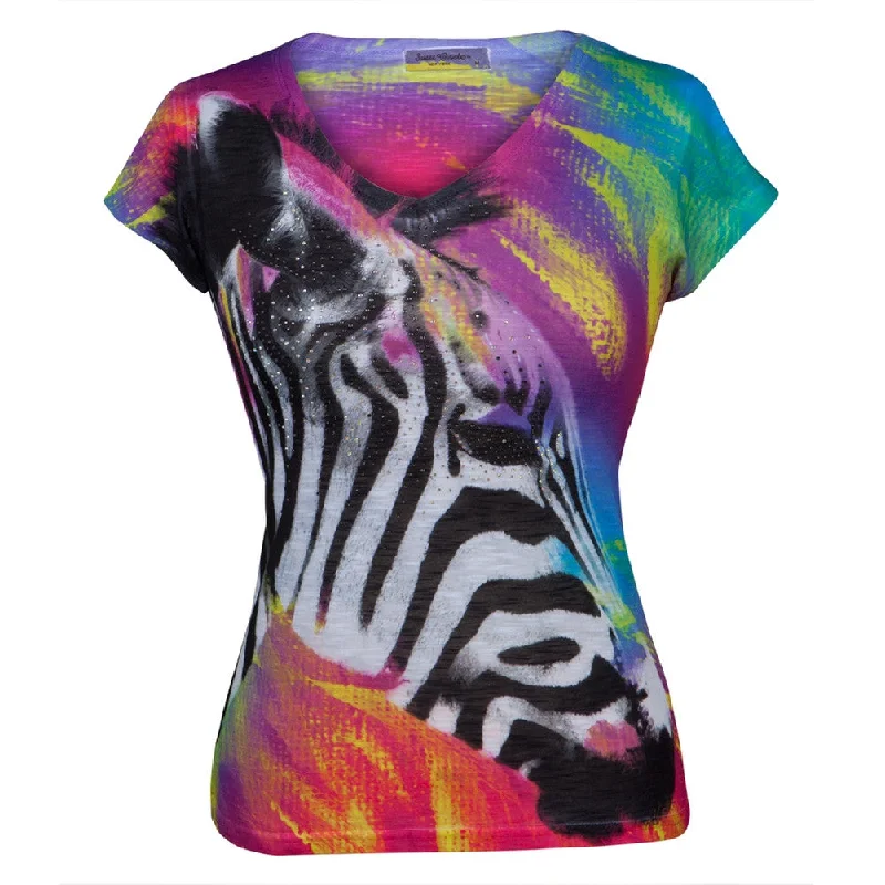 Branded T-ShirtsZebra Juniors V-Neck T-Shirt