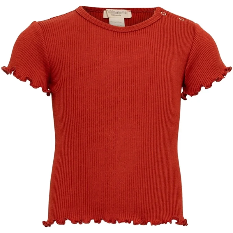 Festival T-ShirtsMinimalisma Bimse T-shirt Poppy Red