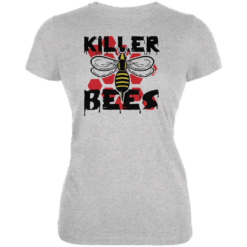 Hiking T-ShirtsKiller Bees Honey Bee Juniors Soft T Shirt