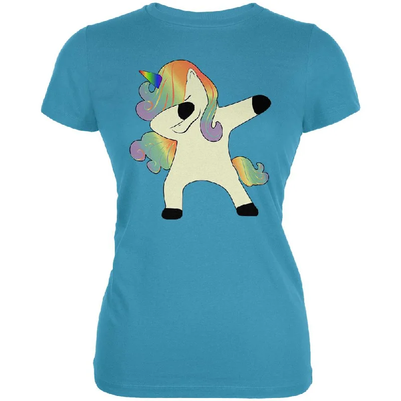 Graphic T-ShirtsDabbing Unicorn Juniors Soft T Shirt