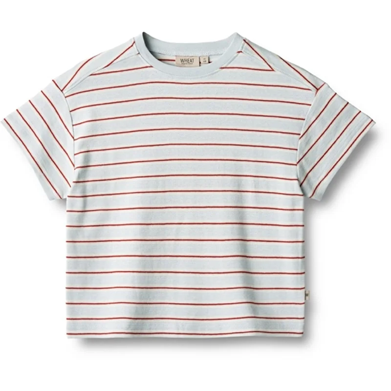 Performance T-ShirtsWheat Light Blue Strip T-shirt Tommy