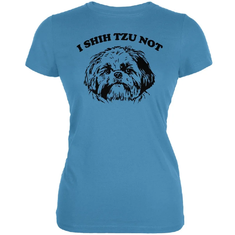 UV-Protection T-ShirtsI Shih Tzu Not Heather Grey Adult T-Shirt