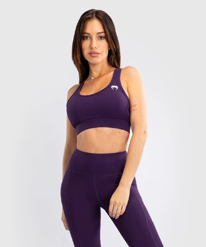 Cotton T-ShirtsVenum Essential Women's Medium Impact Sports Bra - Deep Purple