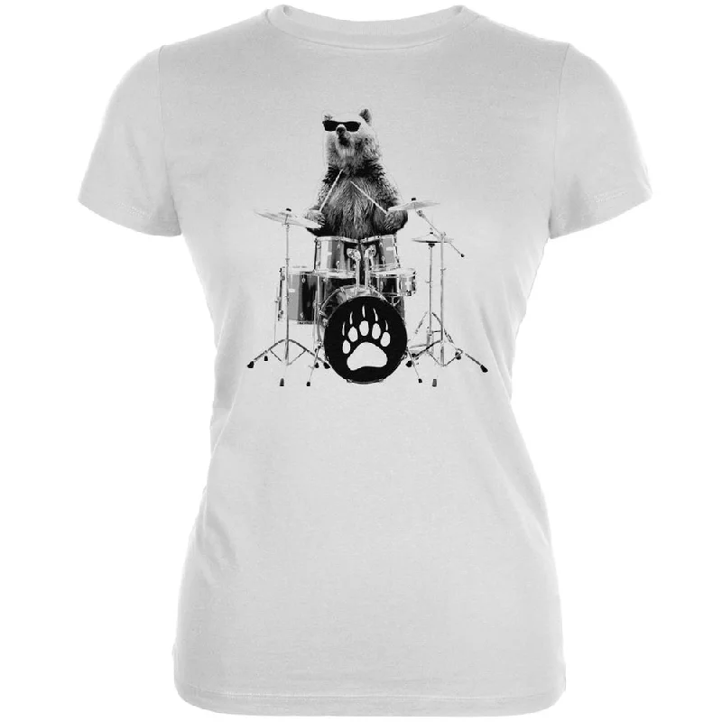 Tie-Dye T-ShirtsBear Drummer Juniors T-Shirt