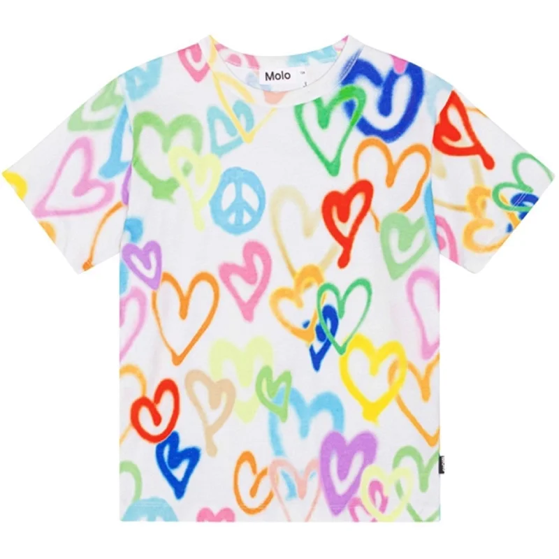 Button-Up T-ShirtsMolo Variety Hearts Riley T-Shirt