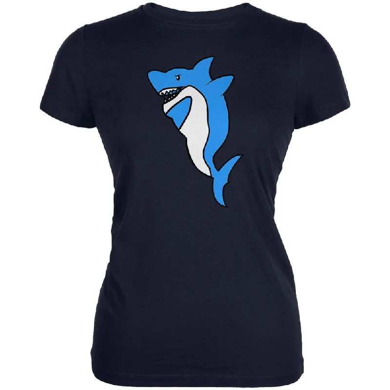 Cropped T-ShirtsDabbing Shark Juniors Soft T Shirt