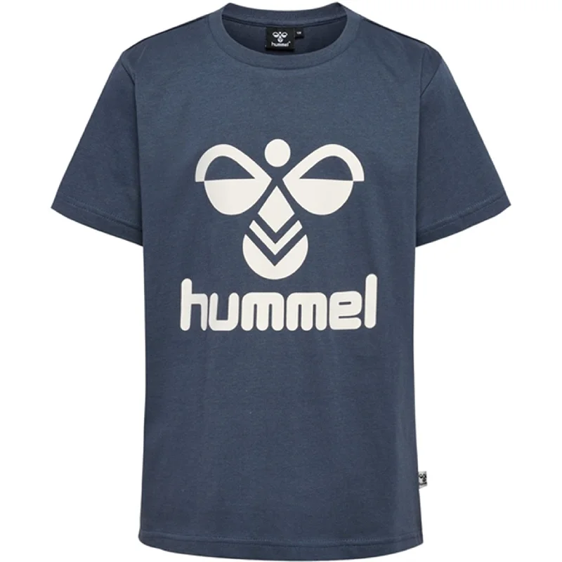 Waterproof T-ShirtsHummel Ombre Blue Tres T-Shirt