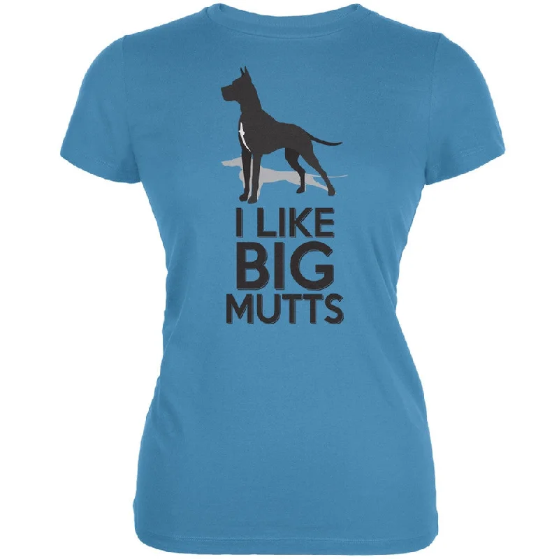 Hemp T-ShirtsI Like Big Mutts Aqua Juniors Soft T-Shirt