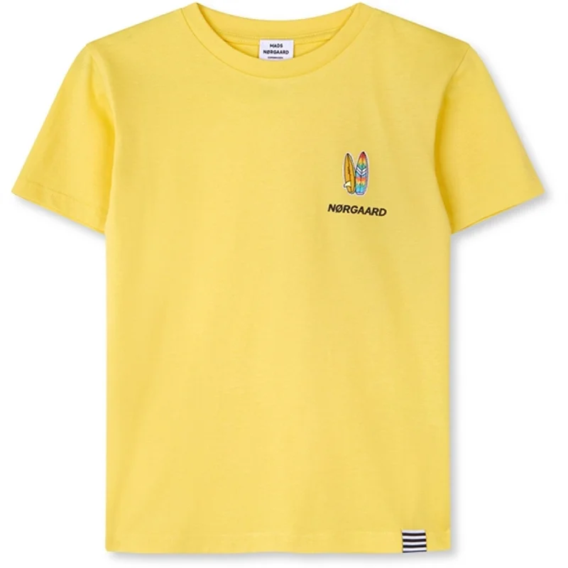 Sheer T-ShirtsMads Nørgaard Summer Vibes Thorlino T-Shirt Lemon Zest