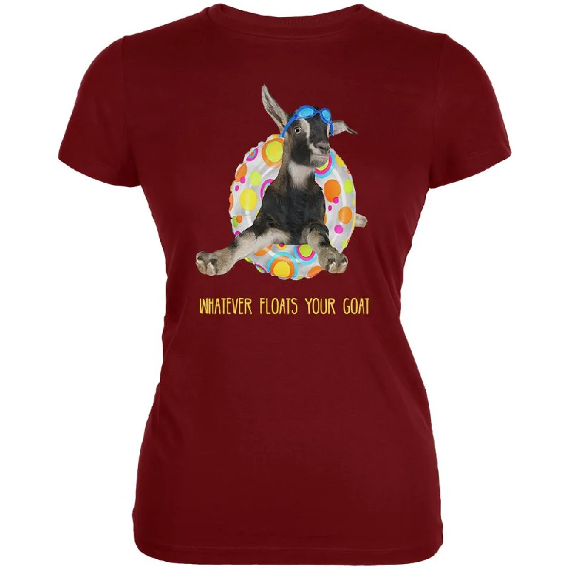 Artist T-ShirtsWhatever Floats Your Goat Boat Juniors Soft T Shirt