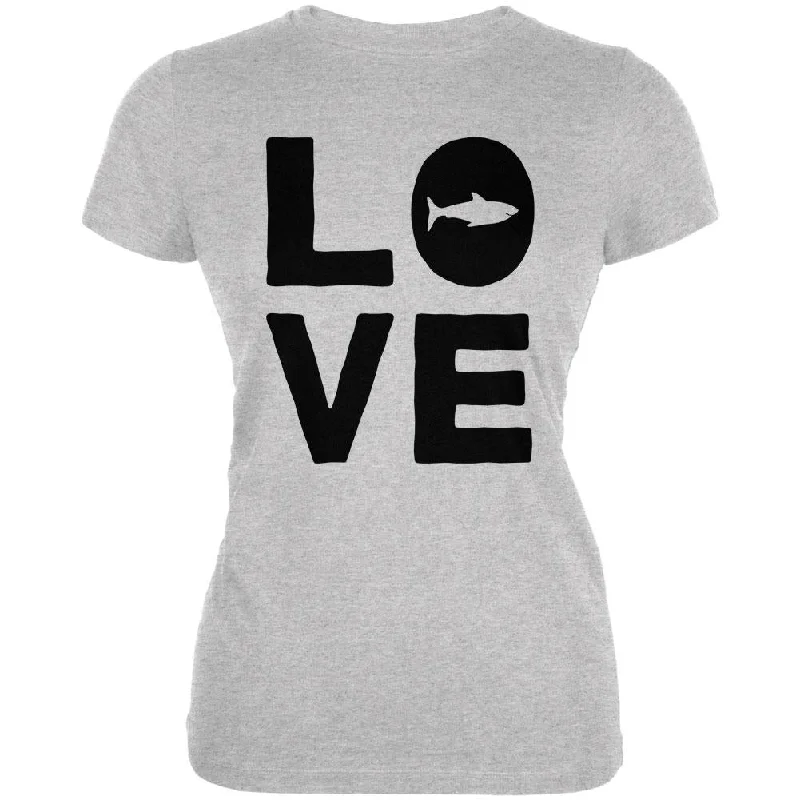 Designer T-ShirtsShark Love Juniors Soft T Shirt