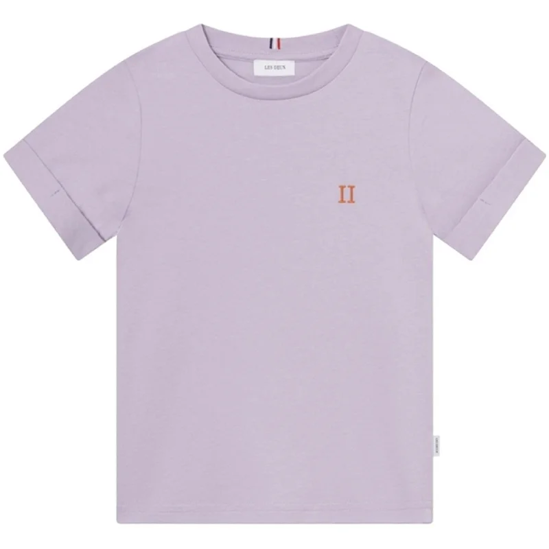 Off-Shoulder T-ShirtsLes Deux Kids Light Orchid/Orange Nørregaard T-Shirt