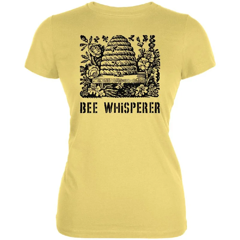 Linen T-ShirtsGardening Beekeeper Bee Whisperer Juniors Soft T Shirt