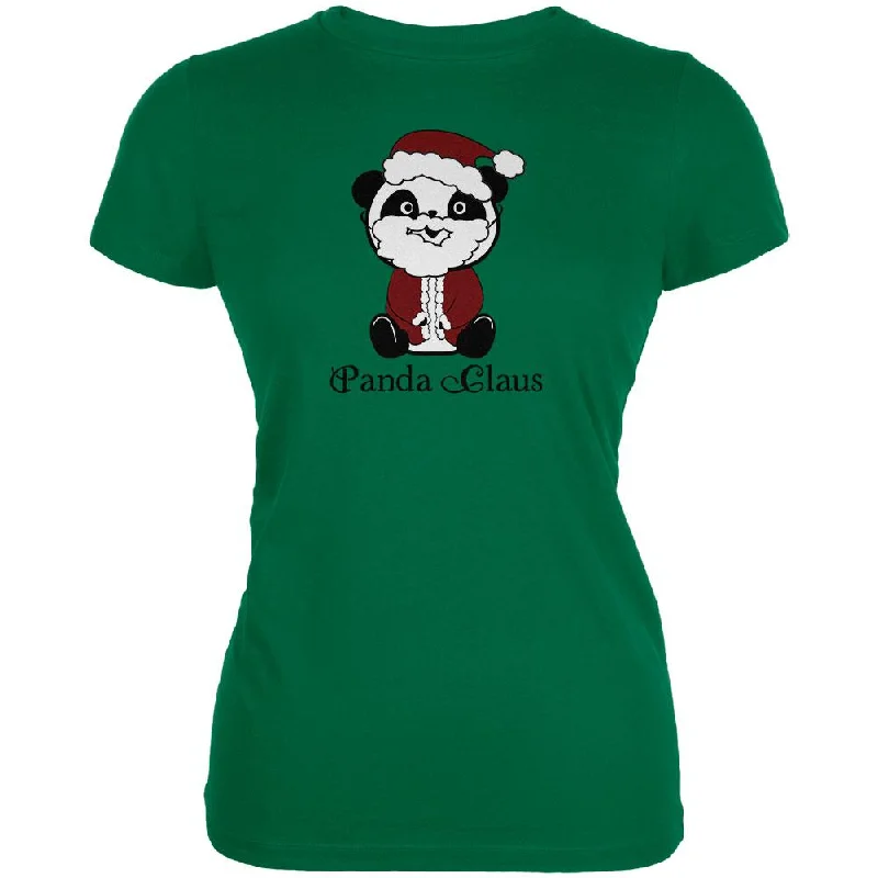 Statement T-ShirtsChristmas Panda Santa Claus Cute Juniors Soft T Shirt