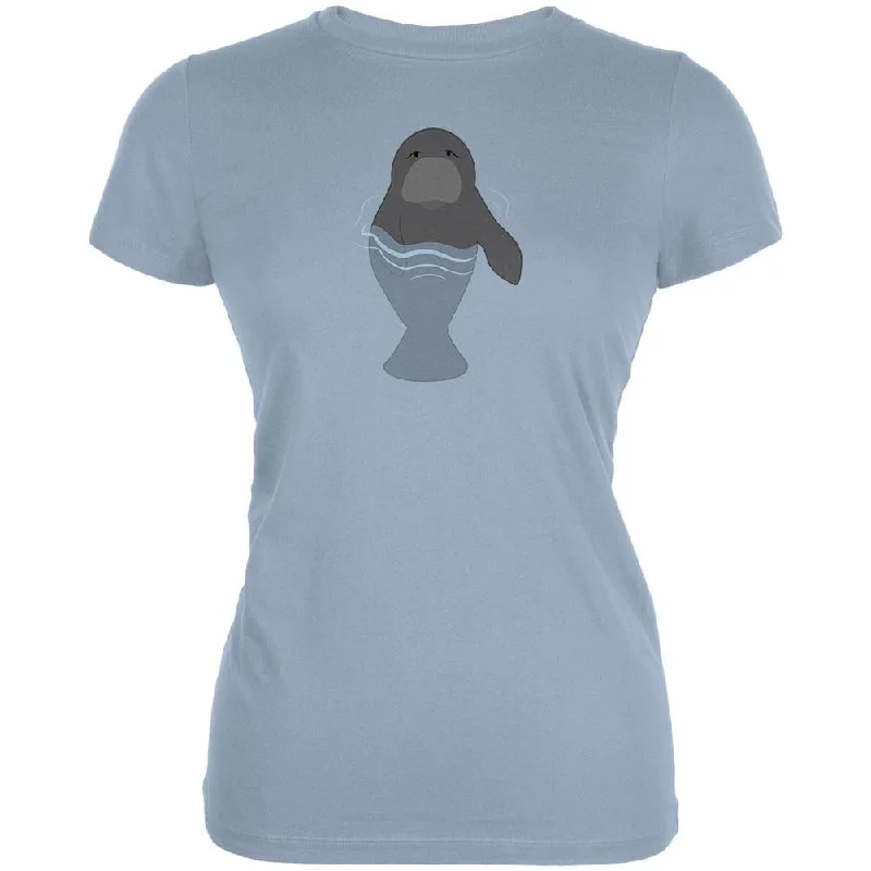 Graphic T-ShirtsManatee in Water Cute Juniors Soft T Shirt