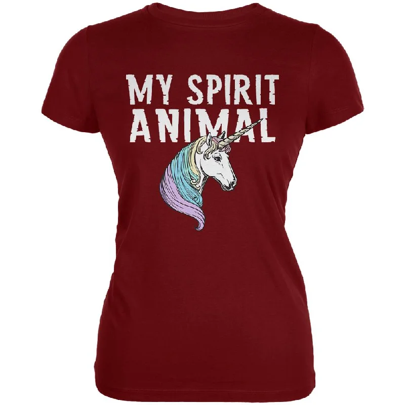 Limited Edition T-ShirtsMy Spirit Animal Unicorn Juniors Soft T Shirt