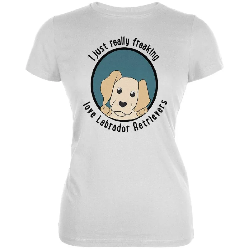 Punk T-ShirtsI Just Love Labrador Retrievers Dog Juniors Soft T Shirt