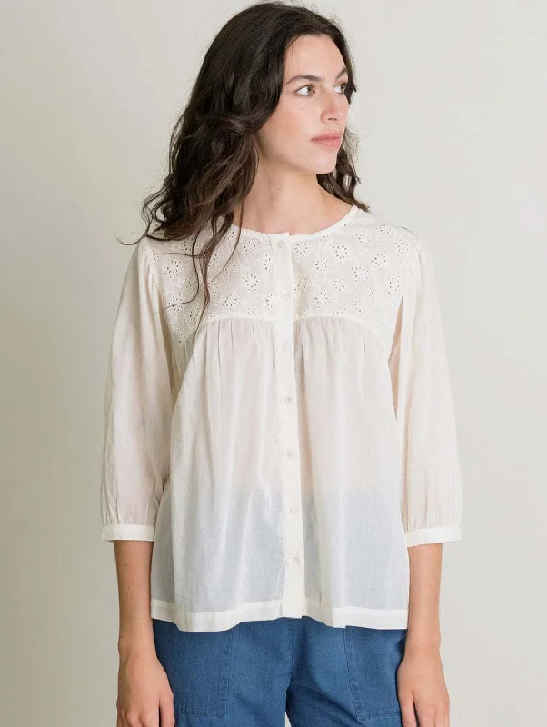 Gilda Cotton Breezy Blouse | EcruCultural Shirts