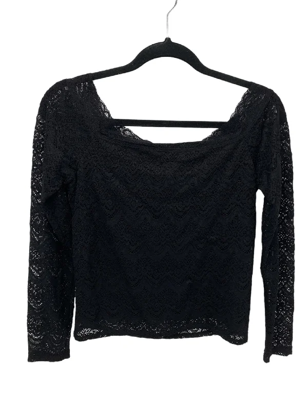 It's SO You Boutique Misses Size Medium Black LS BlouseWrap Shirts