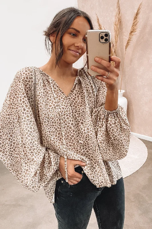 Joni Blouse WildPolka Dot Shirts