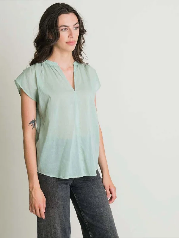 Kyra Cotton Relaxed Blouse | MintStatement Shirts