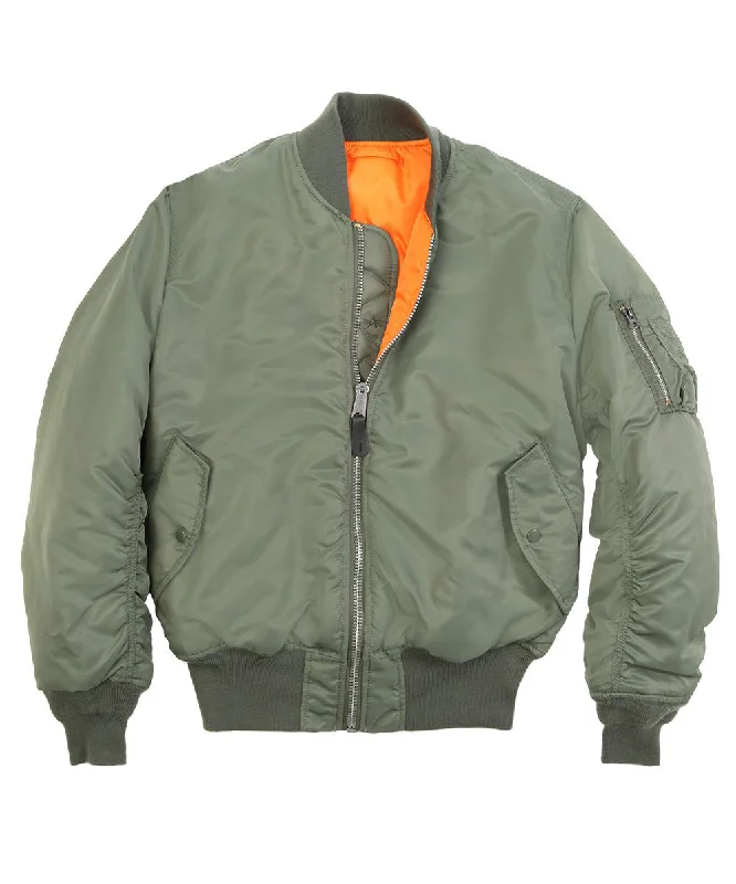 Alpha Industries Women’s MA-1W Flight Jacket - Sage GreenBlazers