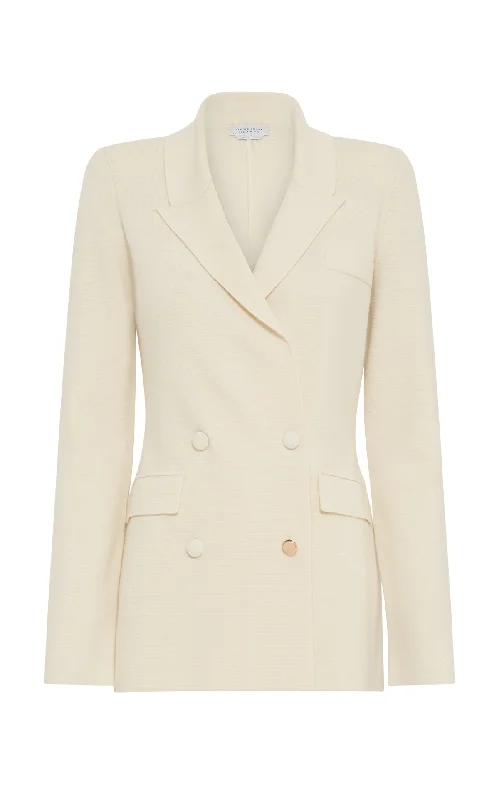 Bowen Knit Jacket in Ivory WoolWinter Jackets