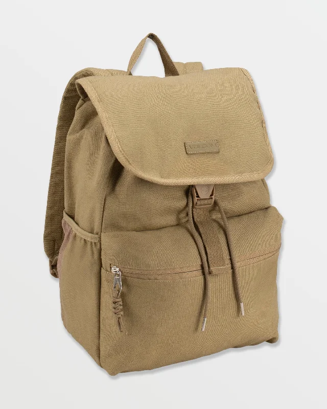 Canvas Drawstring Rucksack - KhakiCollaborative Jackets