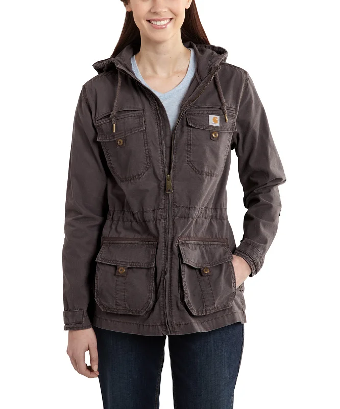 Carhartt Women's El Paso Utility Jacket - Dark ShaleHooded Jackets