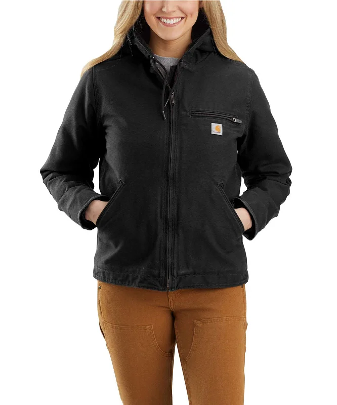 Carhartt Women's Sherpa Lined Sierra Jacket - BlackLounge Jackets