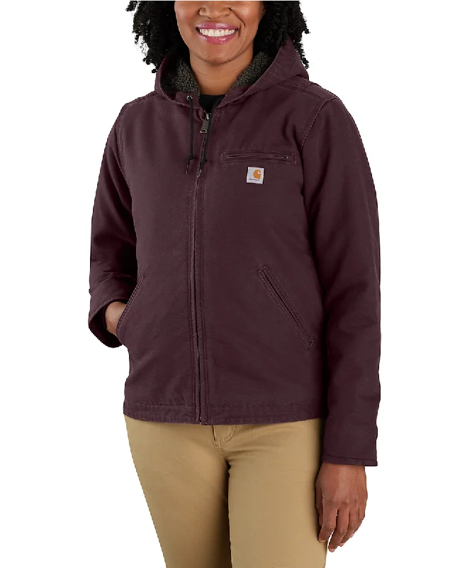 Carhartt Women's Sherpa Lined Sierra Jacket - BlackberryWinter Jackets