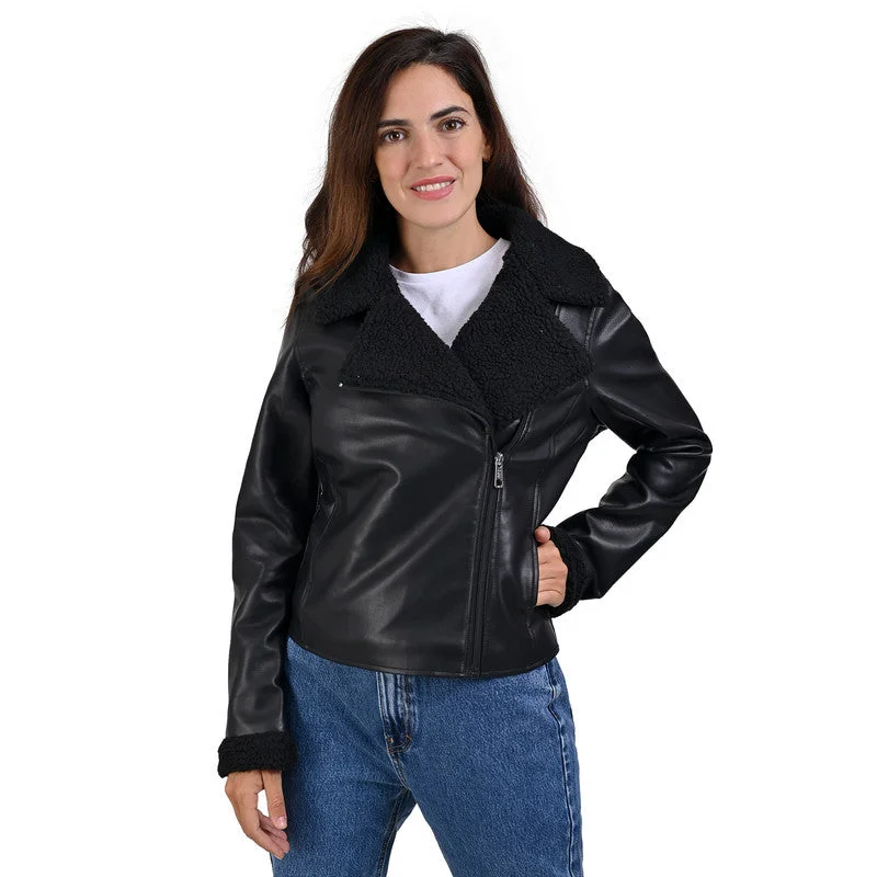 LEE Women's Biker Jacket With FurSki Jackets