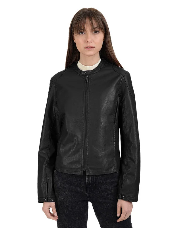 LEE Women's Leatherette JacketInsulated Jackets