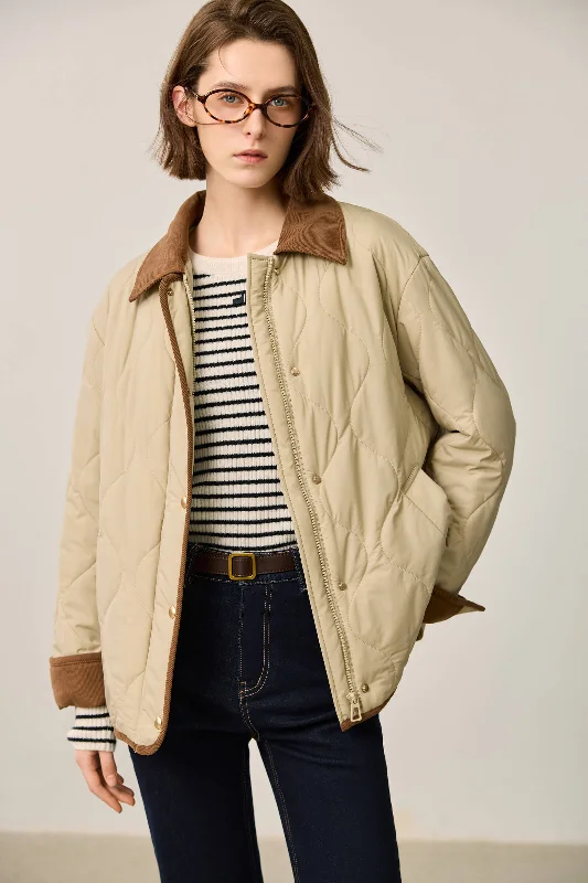 LILY Vintage Classic Quilted Short JacketBranded Jackets