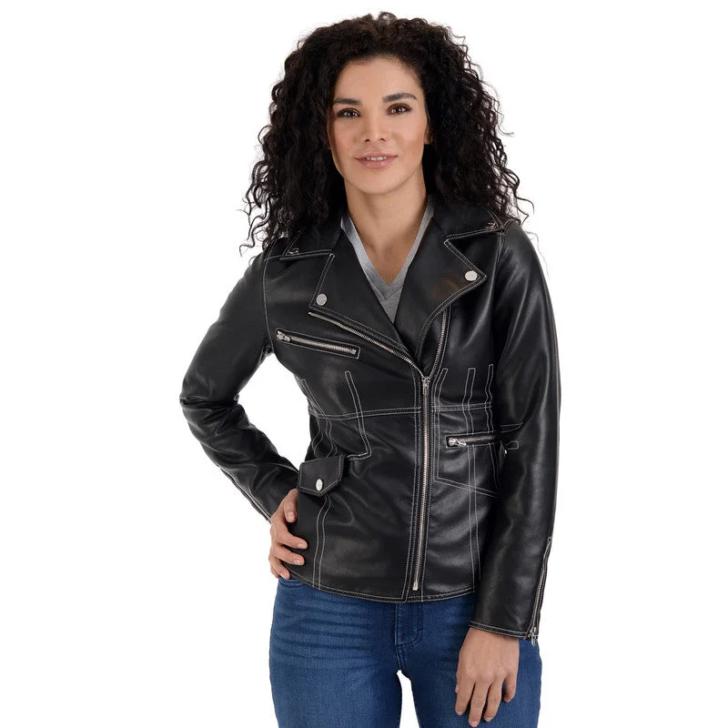 Nine West Women's Biker JacketFishing Jackets