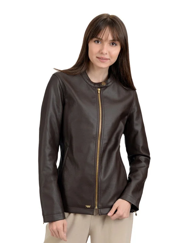 Nine West Women's Racer JacketLounge Jackets