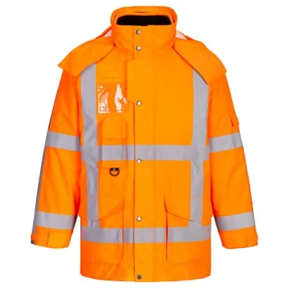 Portwest RWS Hi-Vis 3-in-1 Traffic Jacket-R461Quilted Jackets