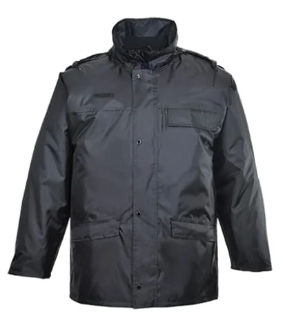 Portwest Weatherproof Security Guarding work Jacket - S534Faux Leather Jackets