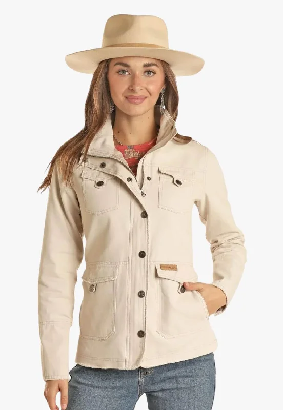 Powder River Womens Cotton Canvas JacketTravel Jackets