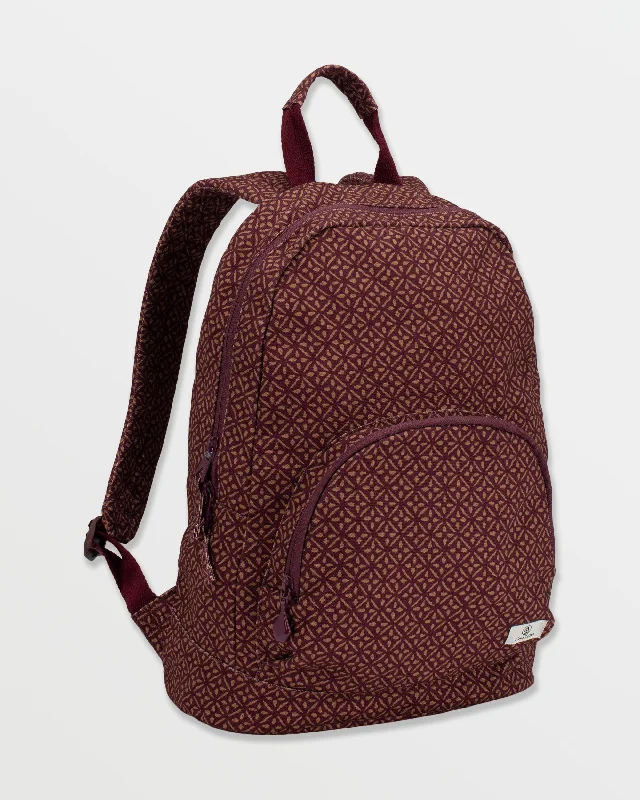 Schoolyard Canvas Backpack - EspressoRibbed Cuff Jackets