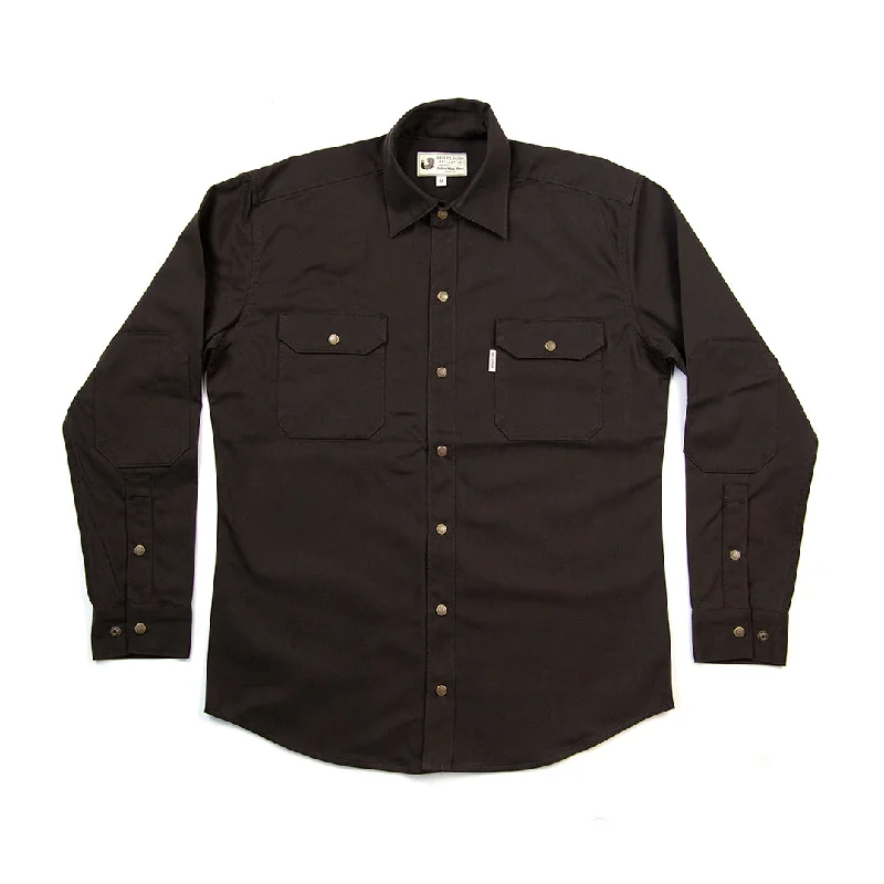 Witham Work Shirt - Brown TwillDesigner Jackets