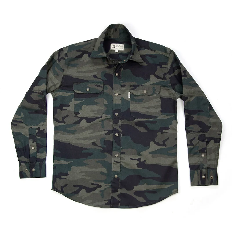 Witham Work Shirt - Woodland CamoSki Jackets