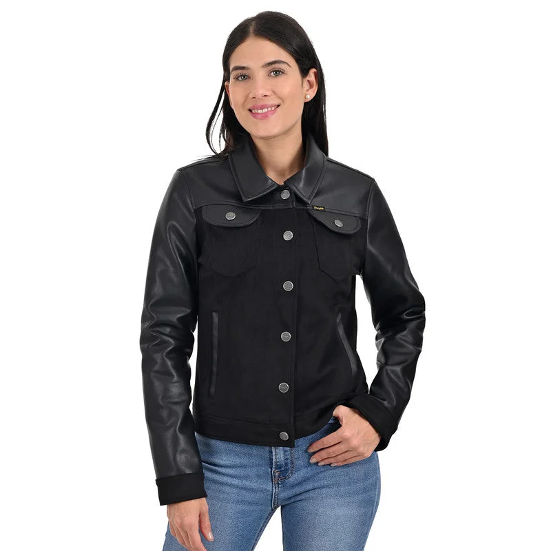 Wrangler Women's Dual Texture Trucker JacketPerformance Jackets