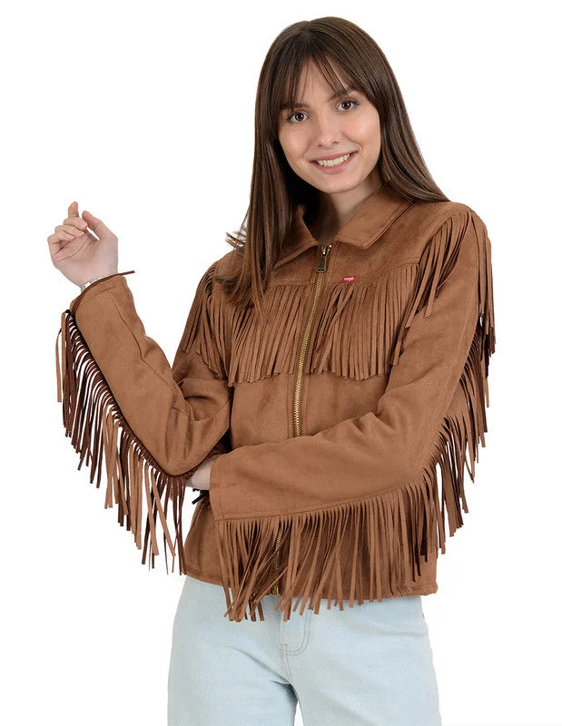 Wrangler Women's Western Fringed JacketCasual Jackets