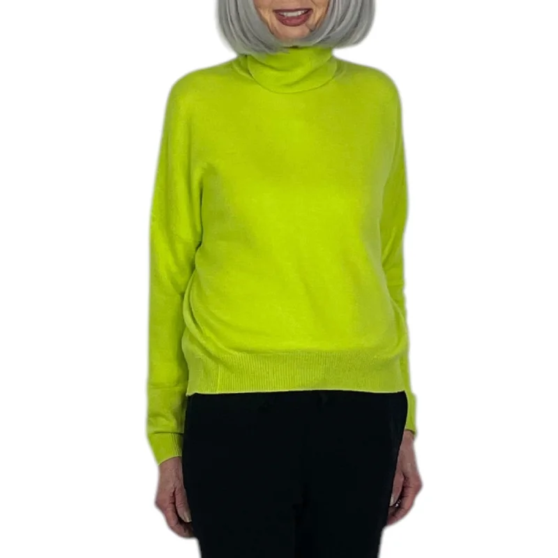 Fleece Knit TopsSUSIE ROLL-NECK TURTLENECK